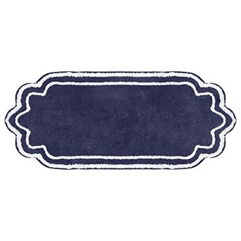 Allure Collection Cotton Bathroom Runner Rug 21x54, Soft Non-Slip Long Mat, Quick Dry, Machine Wash