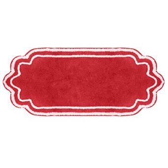 Allure Collection Cotton Bathroom Runner Rug 21x54, Soft Non-Slip Long Mat, Quick Dry, Machine Wash