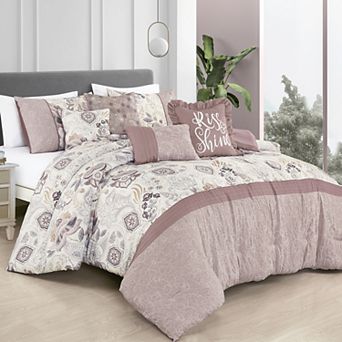 ESCA Paisley Purple Comforter Set