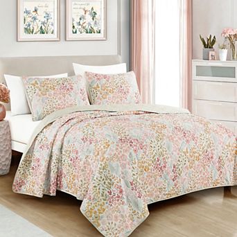 ESCA Floral Quilt Set