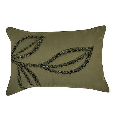 ESCA Green Chenille Comforter Set