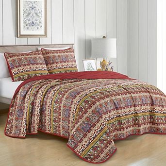 ESCA Floral Quilt Set