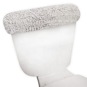 Allure Collection Toilet Tank Lid Cover for Bathroom, Machine Wash Toilet Tank Top Cover, 10x22