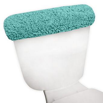 Allure Collection Toilet Tank Lid Cover for Bathroom, Machine Wash Toilet Tank Top Cover, 10x22