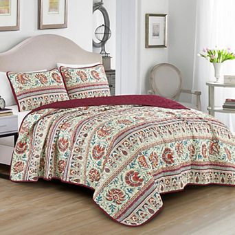 ESCA Floral Quilt Set