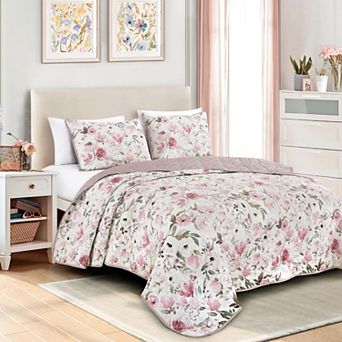 ESCA Floral Quilt Set