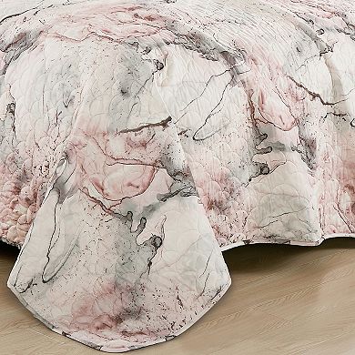 ESCA Grey Floral Comforter Set