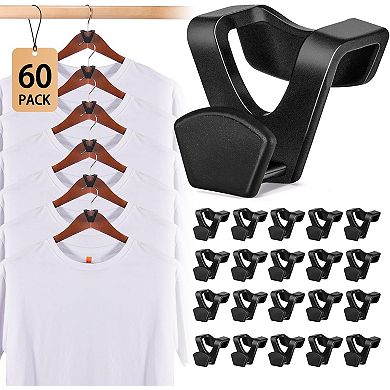 HOUSE DAY Space Saving Hanger Hooks Connector 60 Pack