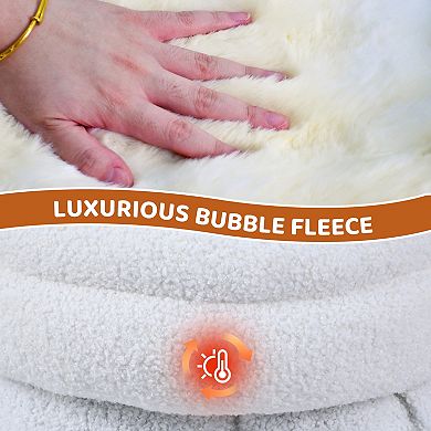 GOOPAWS 4 in 1 Covered Cat & Dog Bed