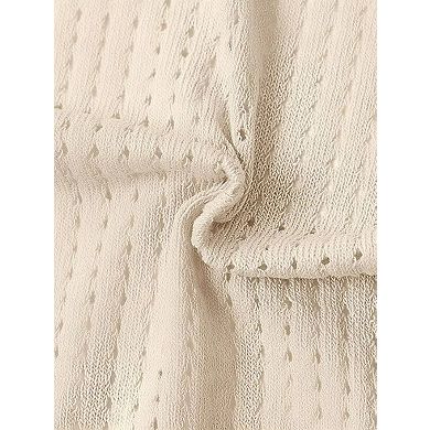 Women's Short Sleeve Bolero Shrug Open Front Cardigan Lightweight Knit Sweater