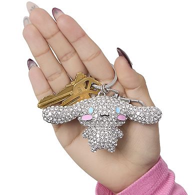 Cinnamoroll Pavé Keychain Bag Charm Officially Licensed Sanrio