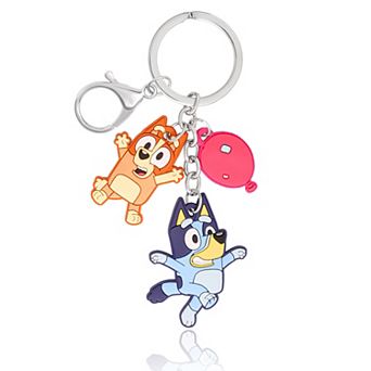 Bluey & Bingo Multi-Charm Keychain Officially Licensed
