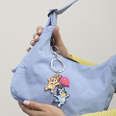 Bluey & Bingo Multi-Charm Keychain Officially Licensed