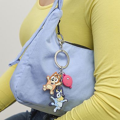 Bluey & Bingo Multi-Charm Keychain Officially Licensed