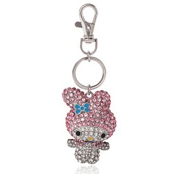 My Melody Pavé Keychain Bag Charm Officially Licensed Sanrio
