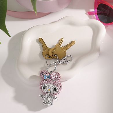 My Melody Pavé Keychain Bag Charm Officially Licensed Sanrio