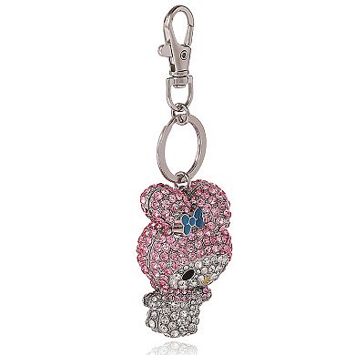 My Melody Pavé Keychain Bag Charm Officially Licensed Sanrio