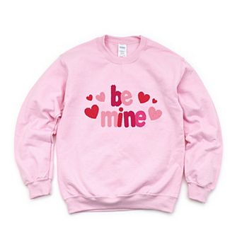 Be Mine Knit Print - Women's Graphic Sweatshirt