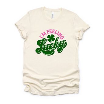 I'm Feeling Lucky Colorful - Women's Short Sleeve Graphic T-Shirt
