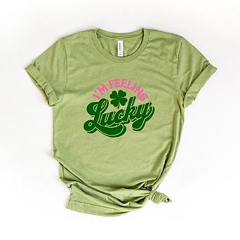I'm Feeling Lucky Colorful - Women's Short Sleeve Graphic T-Shirt