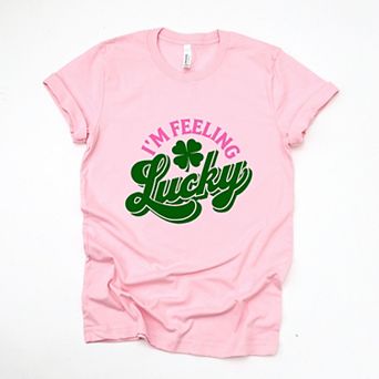 I'm Feeling Lucky Colorful - Women's Short Sleeve Graphic T-Shirt