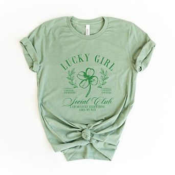 Lucky Girl Social Club Clover - Women's Short Sleeve Graphic T-Shirt