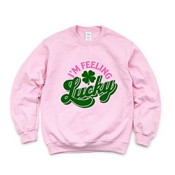I'm Feeling Lucky Colorful - Women's Graphic Sweatshirt