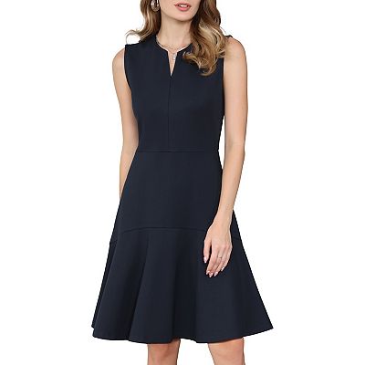 semi formal dress for women for office Short Semi-Formal Career Dress with Sleeves