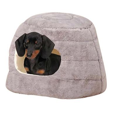 Slumber Pet Thermapet Bolster Hideaway Round Nest Warm Cuddler Bed