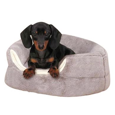 Slumber Pet Thermapet Bolster Hideaway Round Nest Warm Cuddler Bed