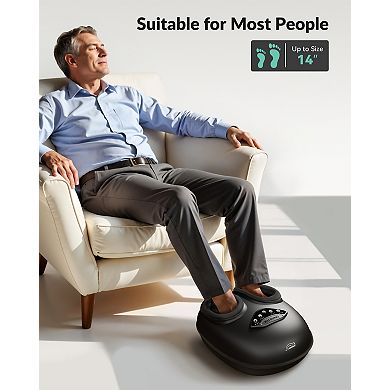 Snailax Foot Massage Machine Shiatsu - Kneading & Compression for Blood Circulation