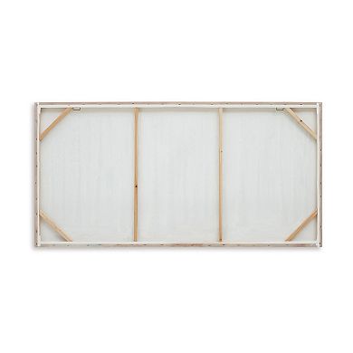 Alp Treescape Wall Art, 30x60, Multi-Colored Hand Painted Canvas