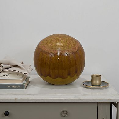 Mary Tabletop Accent Decor, Modern Round Orb, Ceramic