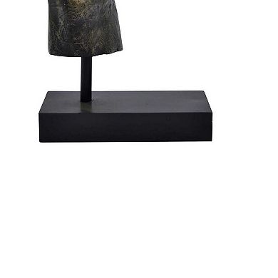 Lizzy Tabletop Decorative Hand Sculpture, Black, Bronze Resin 14 Inch