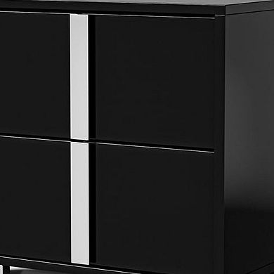 Suni Nightstand, Wood with UV Finish, 2 Drawers