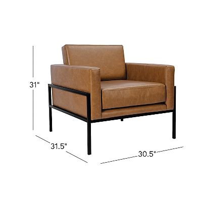 Fiam Accent Armchair, Modern Legs