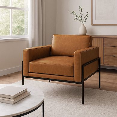 Fiam Accent Armchair, Modern Legs