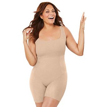 Secret Solutions Women's Plus Size Firm Flex All-In-One-Shaper