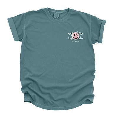 S.W.Smiley Nature Doesn't Need Wi-Fi - Women's Garment Dyed Graphic T-Shirt