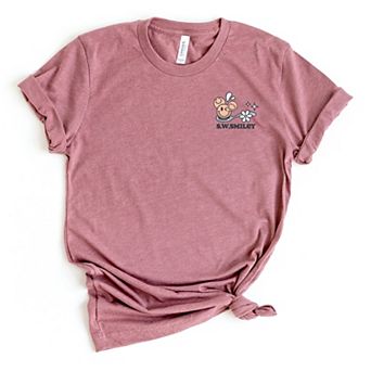 S.W.Smiley Life Is Better Cereal - Women's Short Sleeve Graphic T-Shirt