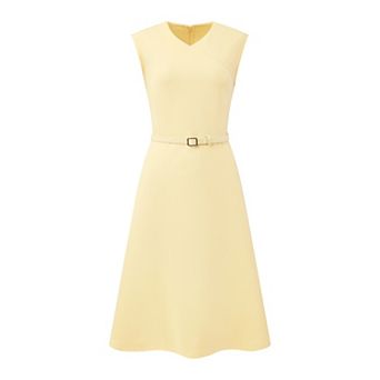 Women's Sleeveless Dress V Neck Elegant Cocktail Party A Line Dresses