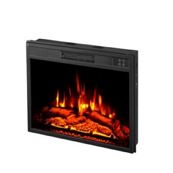Fancihabor 23 in Electric Fireplace Insert Overheating Protection Remote 750-1500W Black