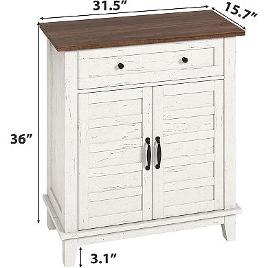 Sideboard Buffet Cabinet, Coffee Bar Storage Cabinet with Adjustable Shelves, Multi-Functional