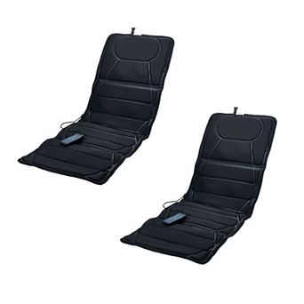 Full-Body Massage Mat with Heat 2 pack Multi-Zone Vibration Relief for Back, Lumbar & Legs