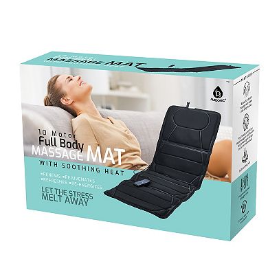 Full-Body Massage Mat with Heat 2 pack Multi-Zone Vibration Relief for Back, Lumbar & Legs