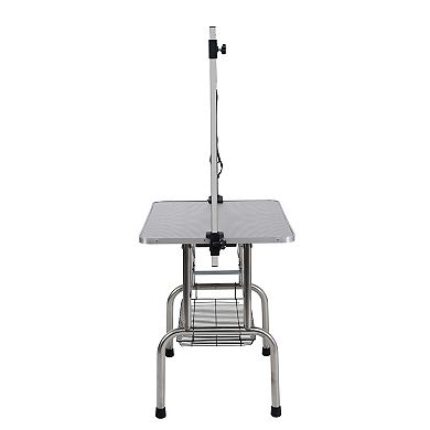 Streamdale Sturdy Foldable Pet Grooming Table with Storage