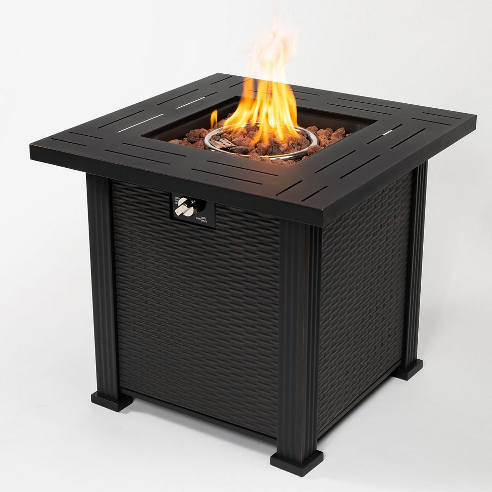 Streamdale 28inch Square Fire Pit Table