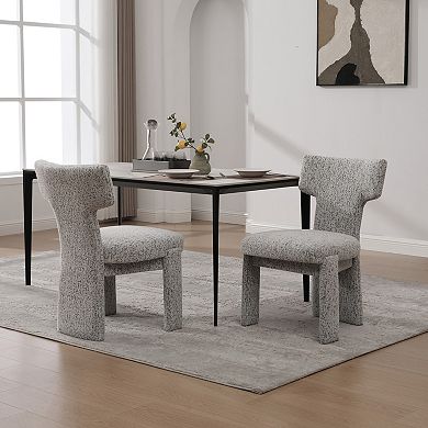 Streamdale Upholstered Chenille Dining Chairs (Set of 2)