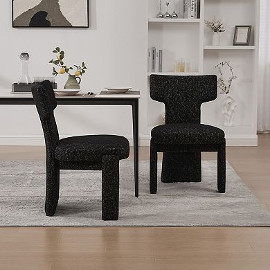Streamdale Upholstered Chenille Dining Chairs (Set of 2)