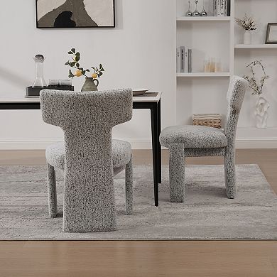 Streamdale Upholstered Chenille Dining Chairs (Set of 2)
